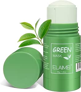 Green Tea Face Mask, Blackhead Removal, Masks Skincare, Peel Off Moisturizes, Oil Control, Deep Pore Cleansing, Anti-Acne, For All Skin Types (Green Tea)