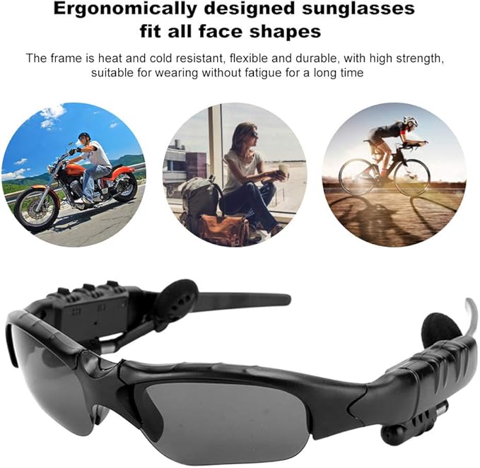 Wireless Bluetooth Sunglasses Stereo Sound Playing Music Call Earphones Supplies for Men and Women