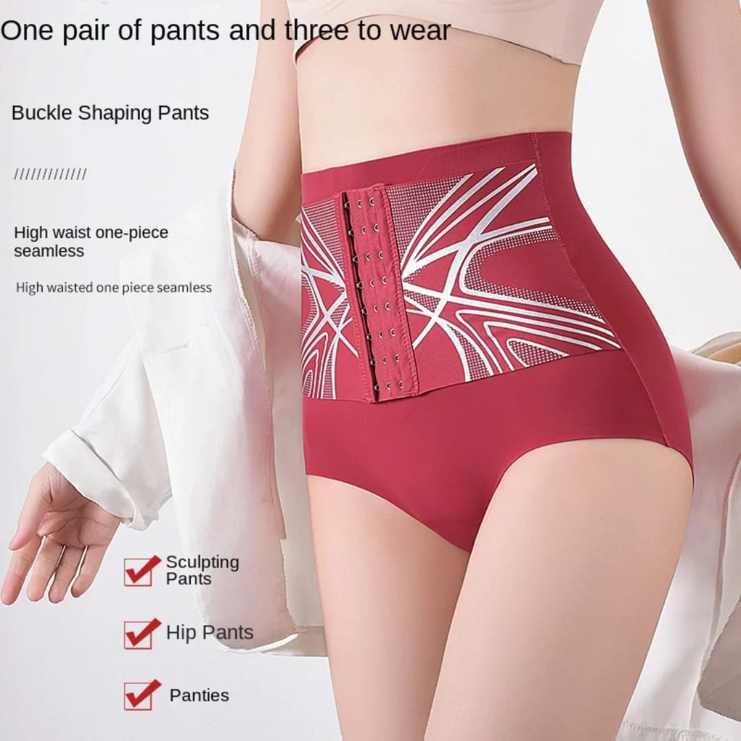Adjustable High Waisted Tummy Control and Hip Lifting Compression Shorts