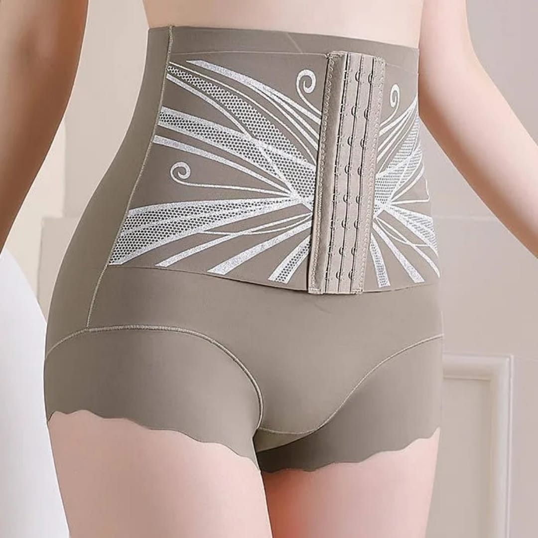 Adjustable High Waisted Tummy Control and Hip Lifting Compression Shorts